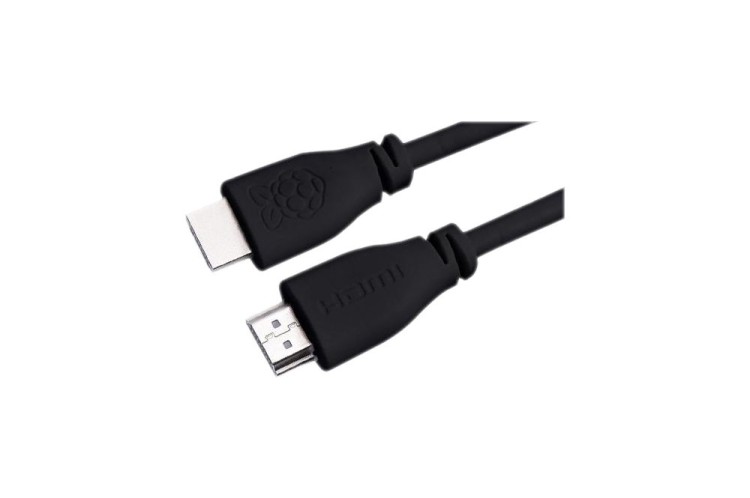 Raspberry Pi Official HDMI Cable [Black] - Raspberry Pi | VideoGameX